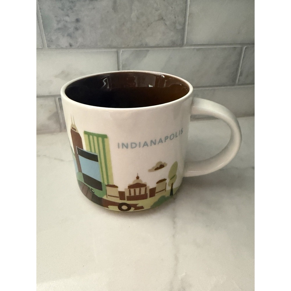 Starbucks Indianapolis 14oz Coffee Mug "You Are Here" Series